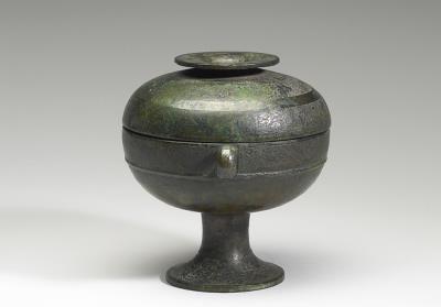 图片[2]-Dou food container with coiling hui-snake pattern, early Warring States Period, c. 5th-4th century BCE-China Archive